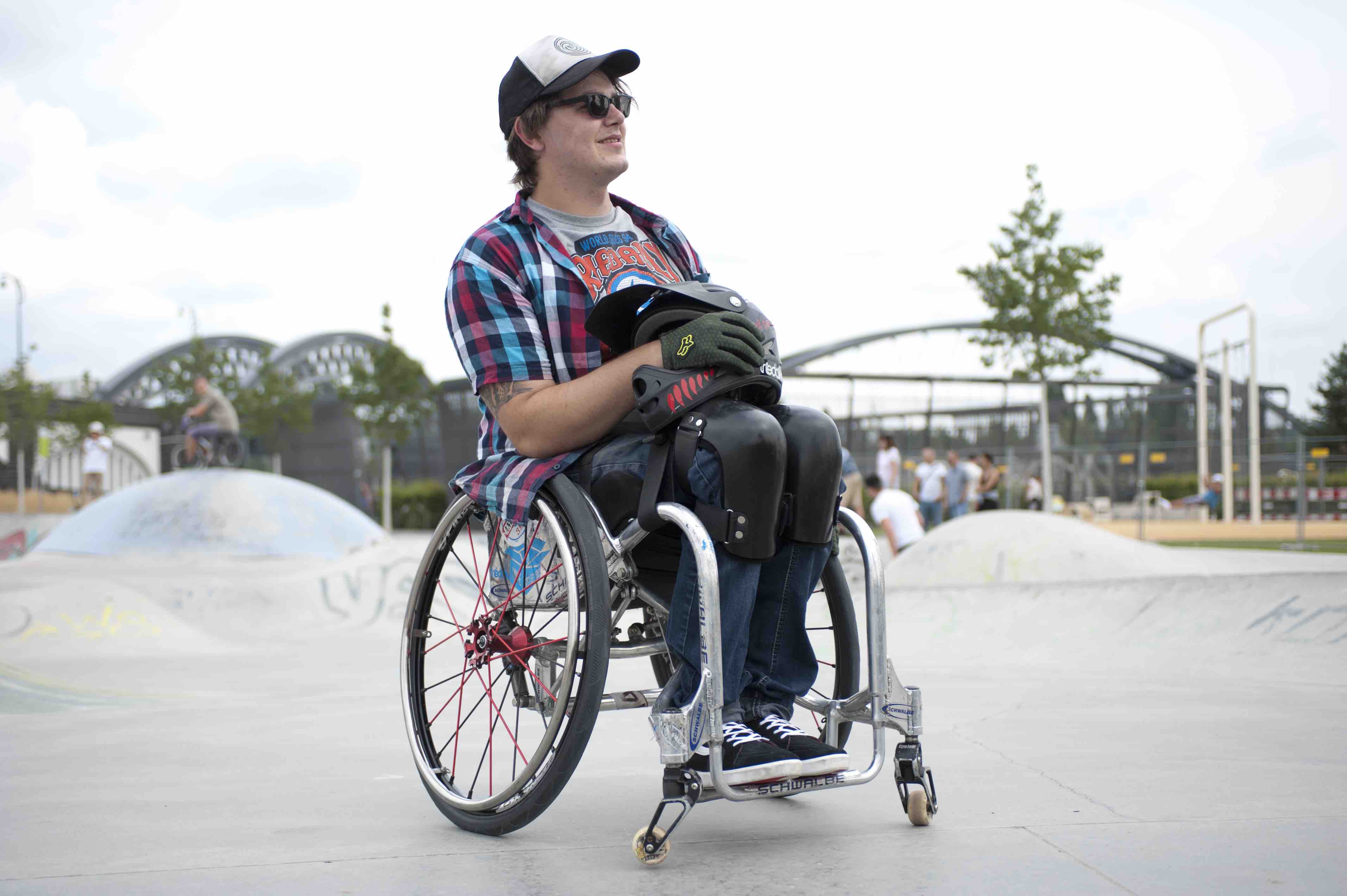 David Lebuser Rollstuhlskater und Inklusionaktivist